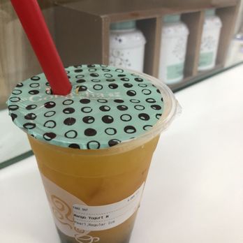 Gong Cha - Mango yogurt with bubbles - Bubble Tea Near Me - New York, New York