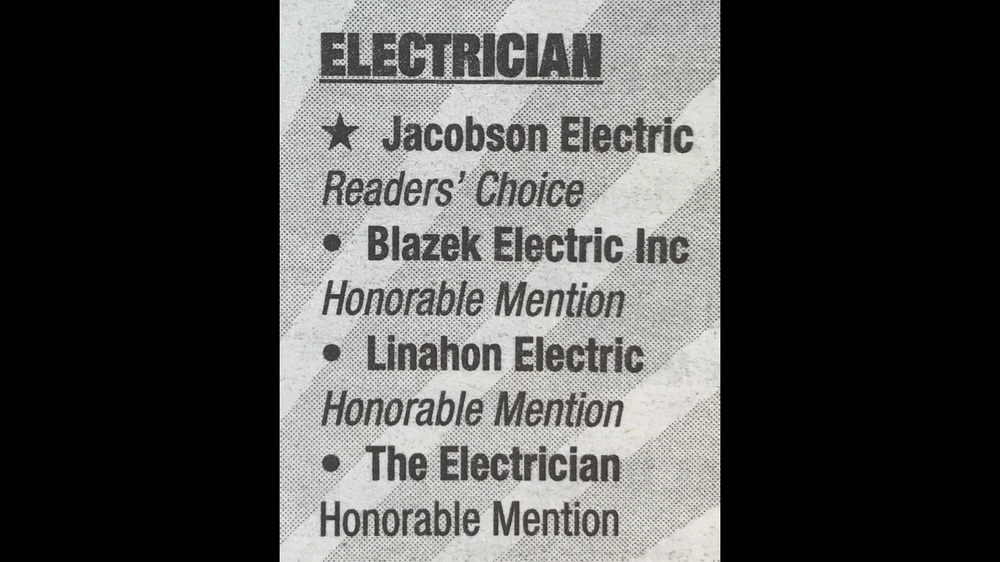JACOBSON ELECTRIC Updated July 2024 801 Buddy Holly Pl, Clear Lake
