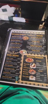 Menu photo 4 El Paso Restaurant Central Falls, RI