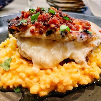 Il Massimo - Pancetta covered chicken dish over risotto - Italian Near Me - Dedham, Massachusetts