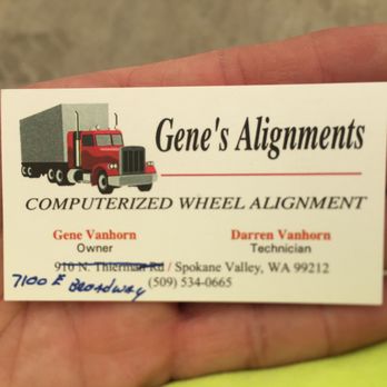 Gene's Alignments - Wheel & Rim Repair Near Me - Spokane Valley, Washington Gene's Alignments - Wheel & Rim Repair Near Me - Spokane Valley, Washington