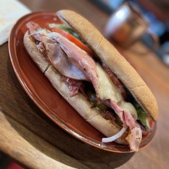 Red Bird Sandwich - Italian Sparrow (warmed) is a great sandwich with lots of flavor...small spicy kick at the end. - Salad Near Me - Wichita, Kansas Red Bird Sandwich - Italian Sparrow (warmed) is a great sandwich with lots of flavor...small spicy kick at the end. - Salad Near Me - Wichita, Kansas