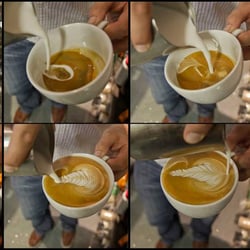 Dublin Barista School - latte art class in dublin barista school
