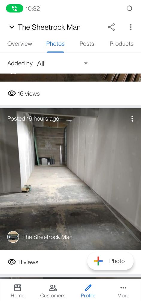 Slide of The Sheetrock Man