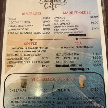Sai Gòn Café - Menu - Vietnamese Near Me - Lancaster, Pennsylvania Sai Gòn Café - Menu - Vietnamese Near Me - Lancaster, Pennsylvania
