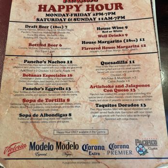 Pancho's - Menu - Mexican Near Me - Las Vegas, Nevada Pancho's - Menu - Mexican Near Me - Las Vegas, Nevada