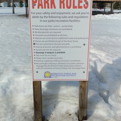 Sons of Norway Park - Rules of Bismarck's Sons of Norway Park
