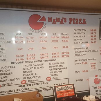 Mama's Pizza - Menu!! - Pizza Near Me - Arlington, Texas Mama's Pizza - Menu!! - Pizza Near Me - Arlington, Texas