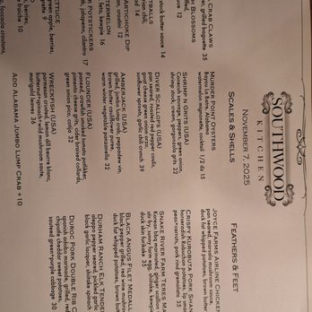 Southwood Kitchen - Menu - Seafood Near Me - Daphne, Alabama Southwood Kitchen - Menu - Seafood Near Me - Daphne, Alabama
