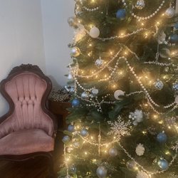 Beautiful Christmas decorations inside