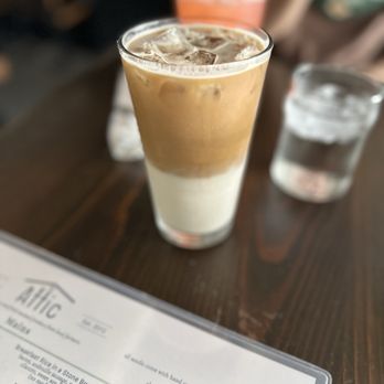 The Attic - Iced Oat Milk Latte - Breakfast & Brunch Near Me - Long Beach, California The Attic - Iced Oat Milk Latte - Breakfast & Brunch Near Me - Long Beach, California