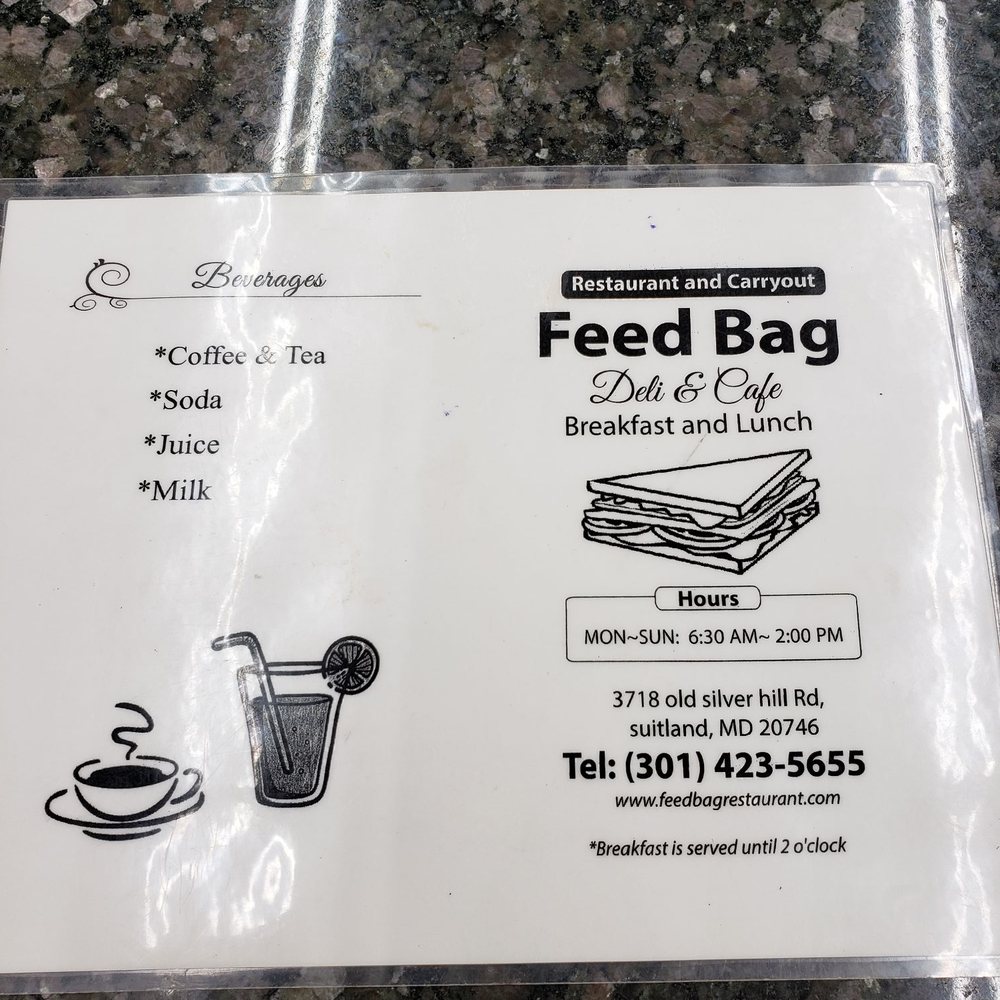 Feed Bag Carry Out - Menu 9/2019 - Food Delivery Services Near Me - Suitland, Maryland Feed Bag Carry Out - Menu 9/2019 - Food Delivery Services Near Me - Suitland, Maryland