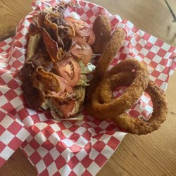 Last Frontier Saloon - BLT w Onion Rings