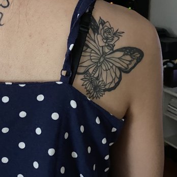 Broken Art Tattoo - Butterfly - Tattoo Near Me - Los Angeles, California