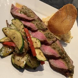 Boulder Creek Golf and Country Club - Tri-tip with chimichurri scalloped potatoes and veggies