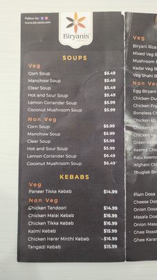 Menu photo 6 Biryanis and More Scarborough, ON Menu photo 6 Biryanis and More Scarborough, ON