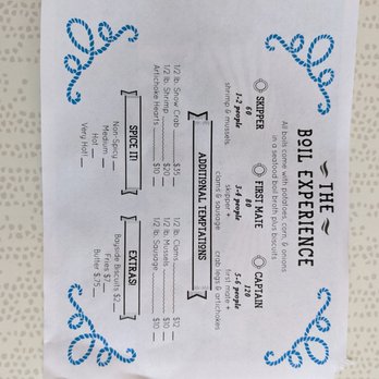 Beacon Corner Bar - The Boil options - Seafood Near Me - Grand Rapids, Michigan