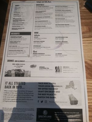 Menu photo 5 Taco Mac Lawrenceville, GA