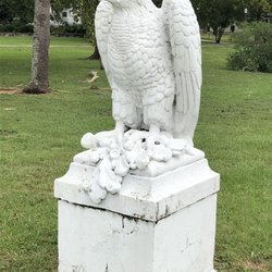 Confederate Park - Random eagle statue