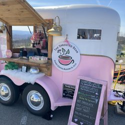 Coffee trailer setup at White Oak