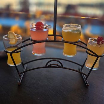 Lamplight Lounge - Mimosa flight - New American Near Me - Anaheim, California