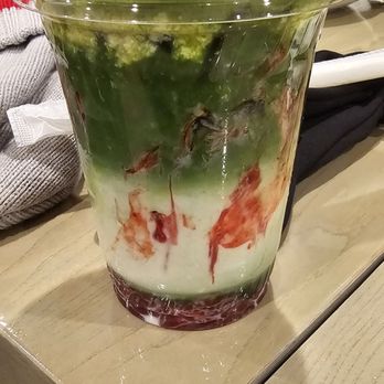 Merienda Cafe - The Grinch (matcha, wintermelon, strawberry) - Filipino Near Me - Grayslake, Illinois Merienda Cafe - The Grinch (matcha, wintermelon, strawberry) - Filipino Near Me - Grayslake, Illinois