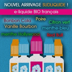 Funkevap - Nouvel arrivage des E-liquide Sudliquide France à tester sur place.