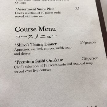 Shiro's - Sushi Bars Near Me - Seattle, Washington