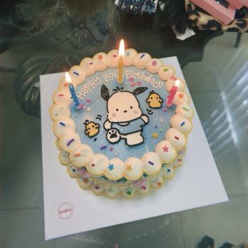 Petit Bonbon - My best friend loves Pochacco, I saw Petit Bonbon had another Sanrio cake so I pitched this and they SLAYED - Desserts Near Me Petit Bonbon - My best friend loves Pochacco, I saw Petit Bonbon had another Sanrio cake so I pitched this and they SLAYED - Desserts Near Me