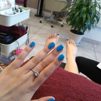 Charms Got Nails - So happy with my gel mani and pedi!!! - Nail Salons Near Me - San Dimas, California