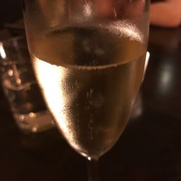 Champagne for starters.