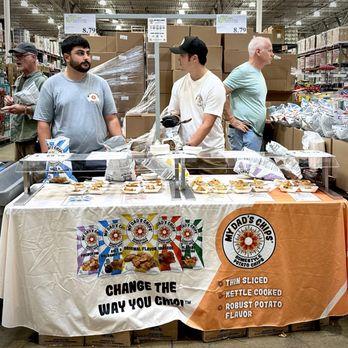 Costco Wholesale - Free sample chips, I loved the salt and vinegar chips. - Wholesale Stores Near Me - Gaithersburg, Maryland Costco Wholesale - Free sample chips, I loved the salt and vinegar chips. - Wholesale Stores Near Me - Gaithersburg, Maryland