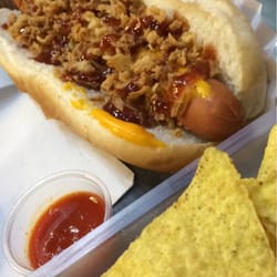 Manhattan Store - Nachos+ sauce piquante Hot dog sauce barbecue