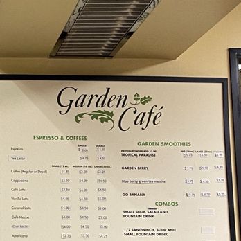Garden Cafe - Drinks menu / November 2025 - Cafes Near Me - Los Angeles, California Garden Cafe - Drinks menu / November 2025 - Cafes Near Me - Los Angeles, California