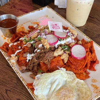 Madres Brunch - Birria chilaquiles with added egg - Breakfast & Brunch Near Me - Whittier, California