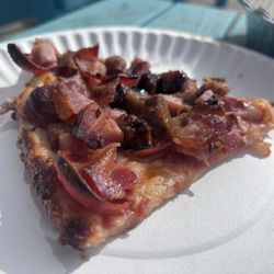 Riverwalk Pizza - Slice of Carnivore Pizza