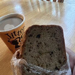 Jitters - Butterscotch latte & zucchini bread