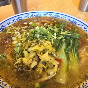Ox 9 Lanzhou HandPulled Noodles - Beef noodles with chinese pickle - Chinese Near Me - Cupertino, California