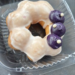 Vanilla Ube Mochi Donut