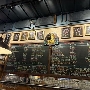 Russian River Brewing - Tap list inside - Pizza Near Me - Santa Rosa, California