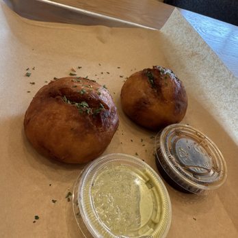 Nguyen’s Kitchen - Golden Bao (2 pcs) 8/10 nice size and good taste - Vietnamese Near Me - Long Beach, California