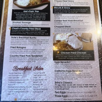 Erika’s Place - Menu 5/25 - American Near Me - Noblesville, Indiana