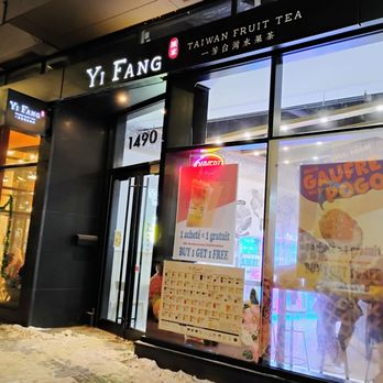 Yi Fang - Front of the store - Bubble Tea Near Me - Montreal, Quebec Yi Fang - Front of the store - Bubble Tea Near Me - Montreal, Quebec