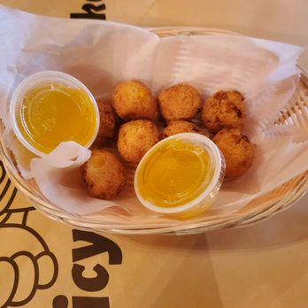 Juicy Bucket Seafood - Hush Puppies - Seafood Near Me - Stafford, Virginia