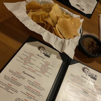 Paco's Mexican Cuisine - Menu and complimentary chips & salsa - Mexican Near Me - Fort Worth, Texas Paco's Mexican Cuisine - Menu and complimentary chips & salsa - Mexican Near Me - Fort Worth, Texas