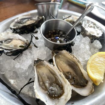 Rocker Oysterfeller's - Oysters were delicious! Love the taste of the brine, lemon, Tabasco, and mignonette sauce! - Seafood Near Me - Bodega Bay, California Rocker Oysterfeller's - Oysters were delicious! Love the taste of the brine, lemon, Tabasco, and mignonette sauce! - Seafood Near Me - Bodega Bay, California