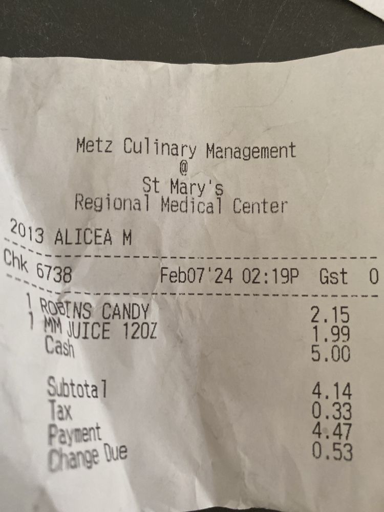 Food from Market Street Cafe