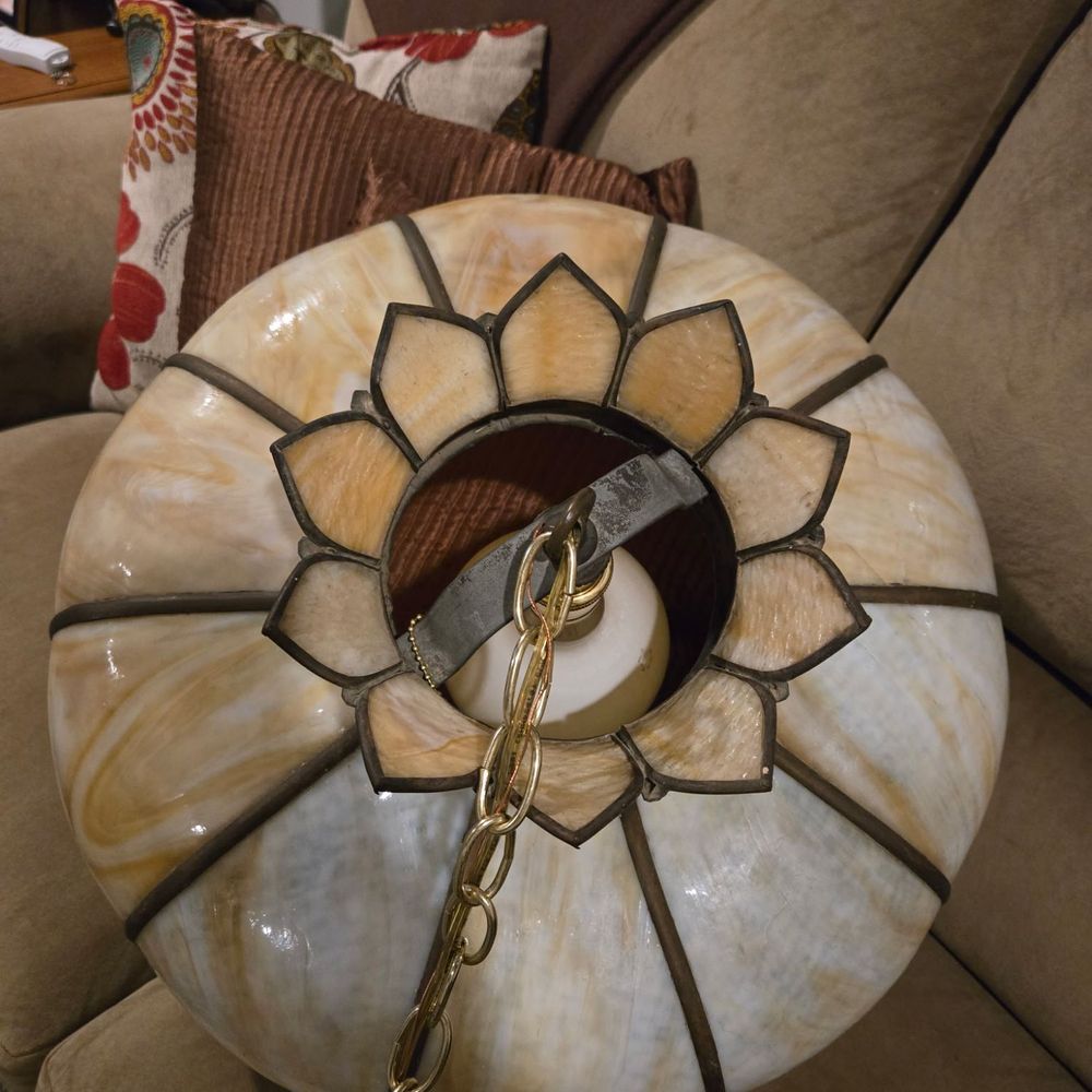 Old, New & In Between - Top if tiffany light. 20" circumference and 14" high. - Antiques Near Me - Lenoir City, Tennessee Old, New & In Between - Top if tiffany light. 20" circumference and 14" high. - Antiques Near Me - Lenoir City, Tennessee