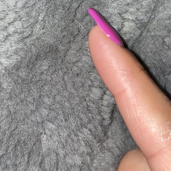 Nailed Beauty Lounge - You can barely see the dent in the middle with this picture. I don't want to post the rest of my nails but this is an example. - Nail Salons Near Me - Bakersfield, California Nailed Beauty Lounge - You can barely see the dent in the middle with this picture. I don't want to post the rest of my nails but this is an example. - Nail Salons Near Me - Bakersfield, California