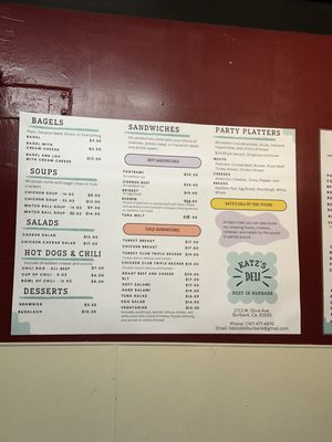 Menu photo 1 Katz’s Deli Burbank, CA